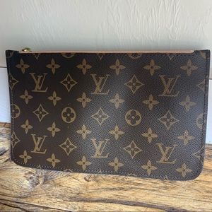 LV makeup bag, clutch, or wristlet